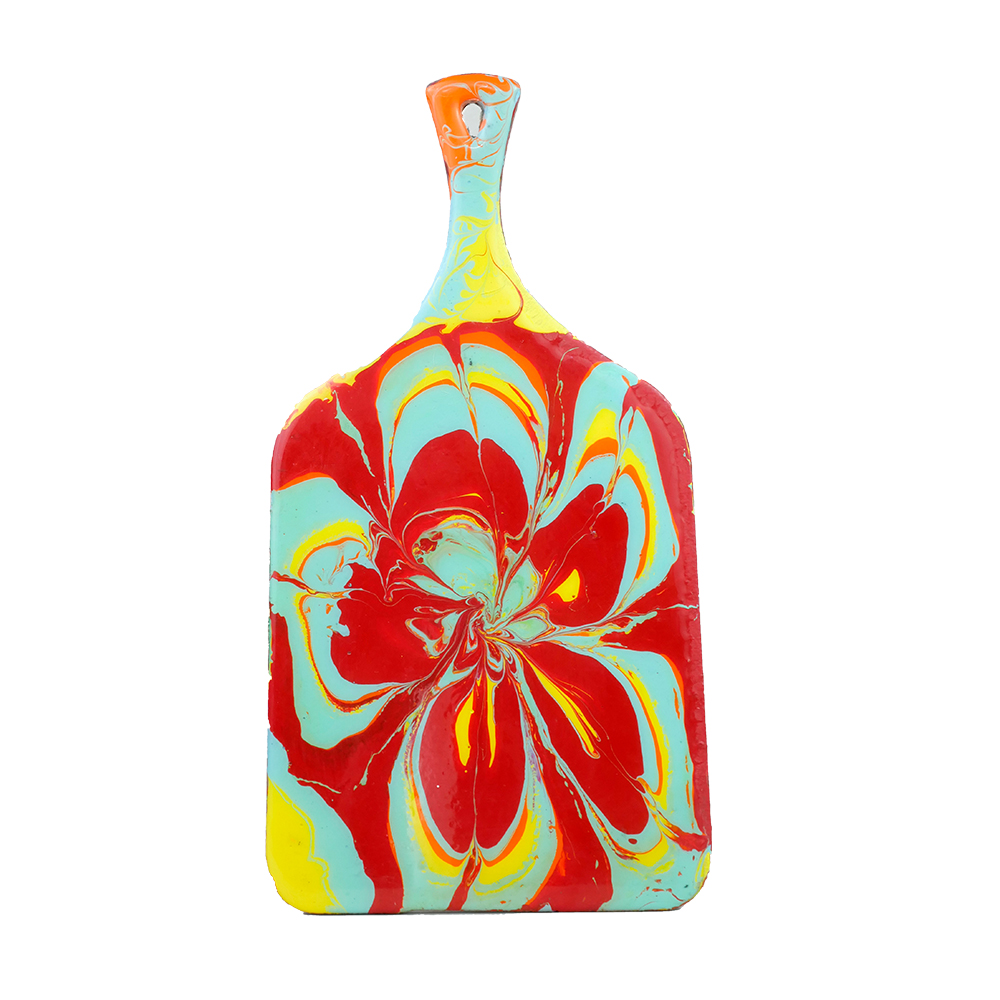 Decorative Chopping board -1 by Penkraft - Exclusively hand-painted in Fluid Art